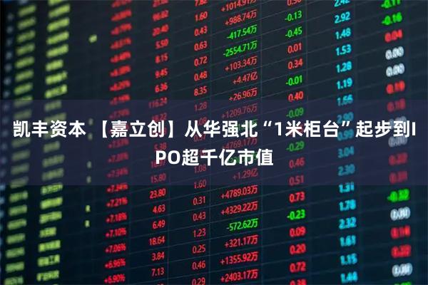 凯丰资本 【嘉立创】从华强北“1米柜台”起步到IPO超千亿市值